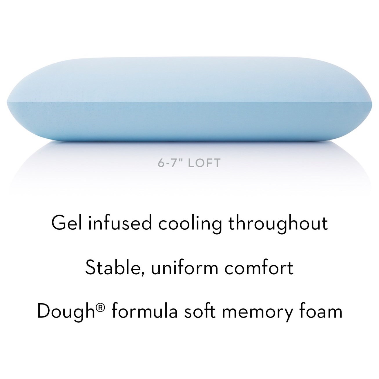 Malouf gelled microfiber pillow on sale